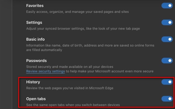 好消息！微软Edge终于支持标签页和历史同步