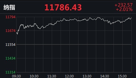 科技股反弹推动纳指涨超2% 双十一概念股多收红 科技股反弹推动纳指涨超2% 双十一概念股多收红