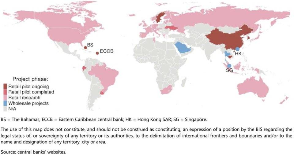 央行数字货币全球共振之年 主要经济体进展如何？