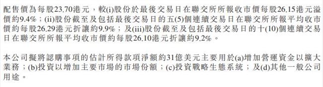 小米发布澄清公告：配股价折让9.4%写成溢价9.4%