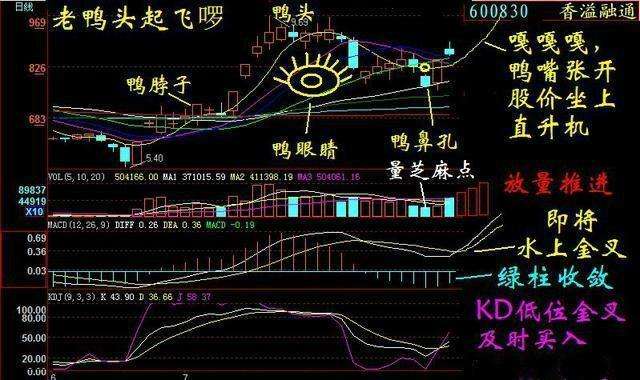 十大牛股图形老鸭头