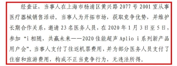 某药企邀请医生参会 被认定为不正当竞争 重罚