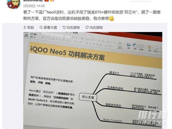 iqooneo5双芯什么意思_iqooneo5双芯含义