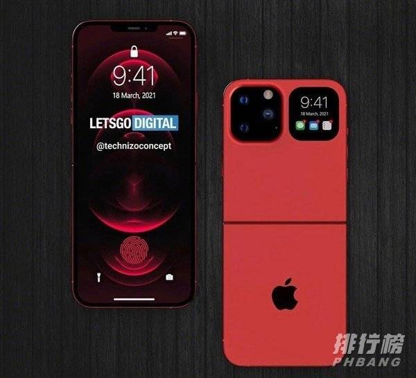 iphone折叠屏手机渲染图_苹果折叠屏手机渲染图