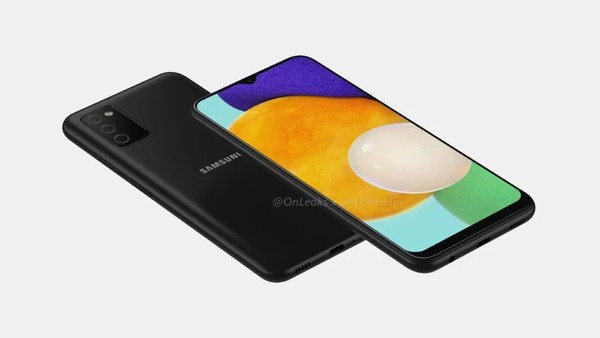 三星Galaxy A03s渲染图（图源OnLeaks）