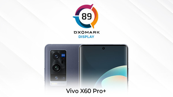 DXO公布vivo X60 Pro+屏幕得分