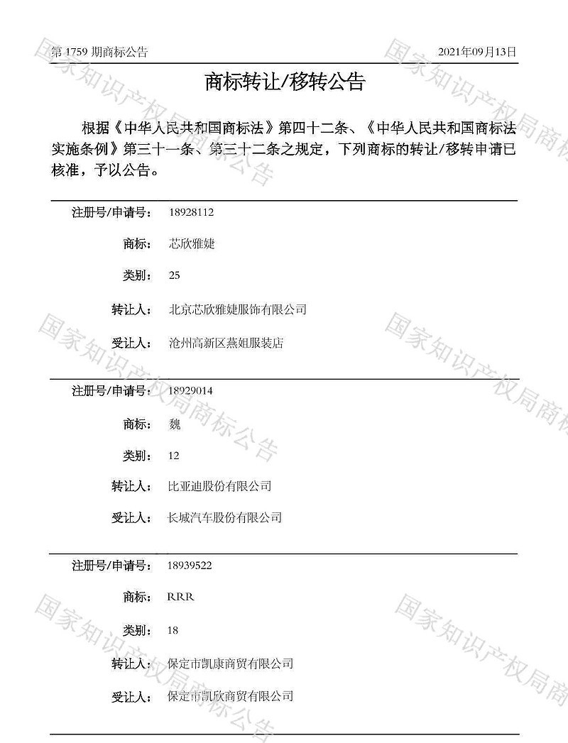 格局大了!比亚迪将“魏”商标转给长城汽车 发力“海洋系列”