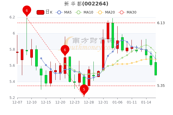 新华都1月18日主力净流入130.55万，股票市盈率20.3