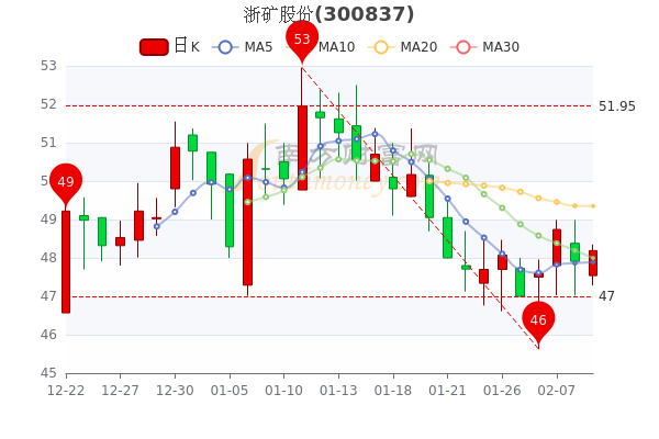 浙矿股份2月9日股价是多少？