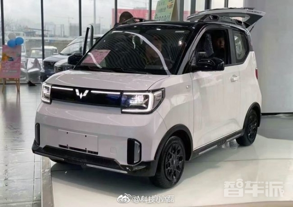 新款五菱宏光MINI EV真车曝光 续航轴距功率均有提升