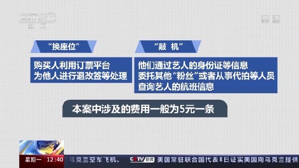 “粉丝”买卖明星航班信息获刑 别再为“爱”违法了